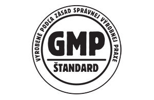 Nálepka GMP štandard, vyrobené podľa výrobnej praxe